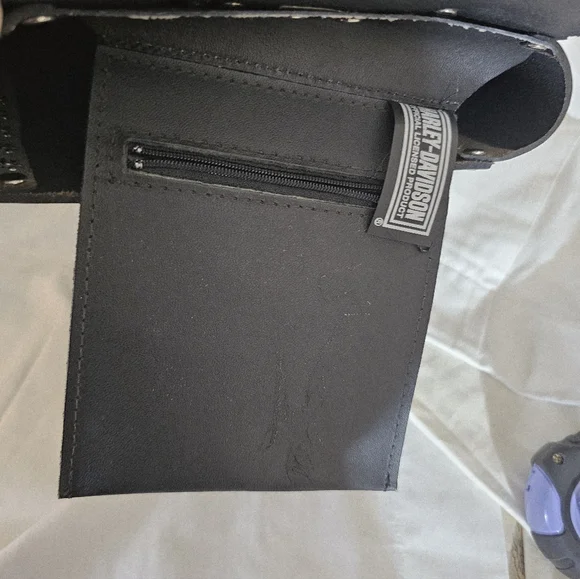 Vintage Harley-Davidson Studded Leather Mini Backpack USA Made Black - Picture 9 of 17